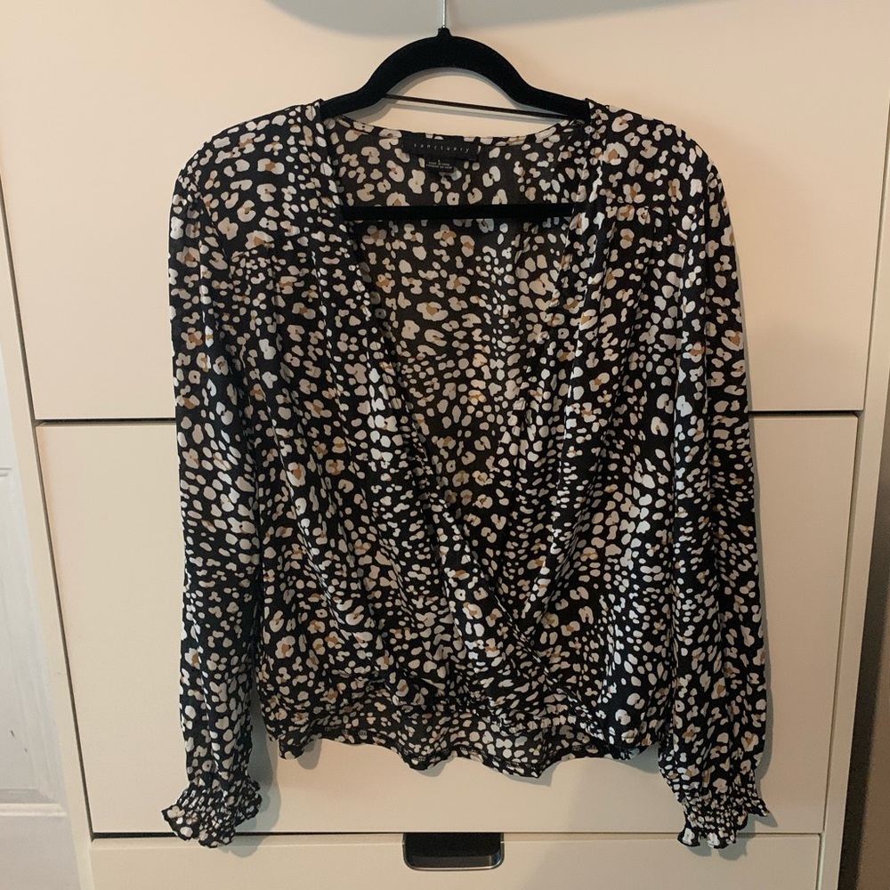 Leopard print blouse